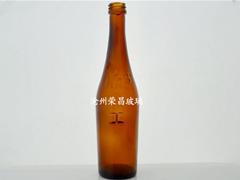 (一擔(dān)糧酒瓶,棕色酒瓶,玻璃酒瓶)